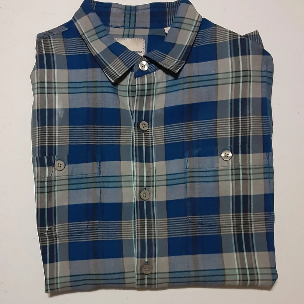 Tommy Bahama Silk Plaid Shirt